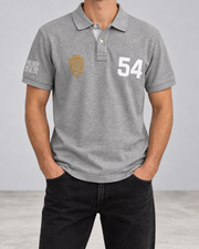 Tommy Hilfiger Herren Poloshirt Grau Gr. M Slim Fit 100% Baumwolle
