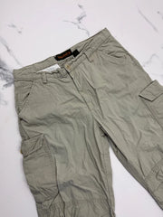 Timberland Herren Cargo Shorts Beige W30 Ripstop Outdoor Utility