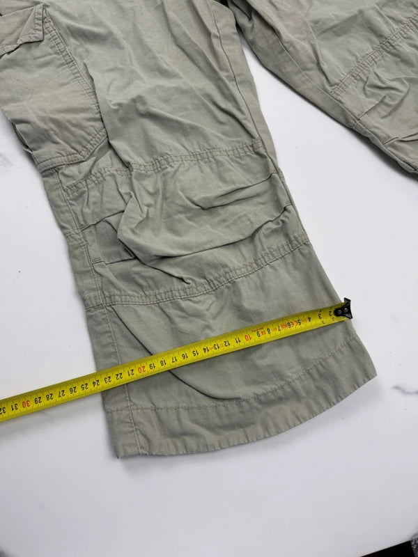 Timberland Herren Cargo Shorts Beige W30 Ripstop Outdoor Utility