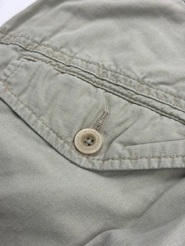 Timberland Herren Cargo Shorts Beige W30 Ripstop Outdoor Utility