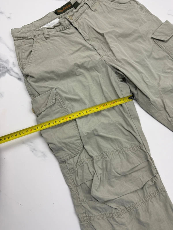 Timberland Herren Cargo Shorts Beige W30 Ripstop Outdoor Utility