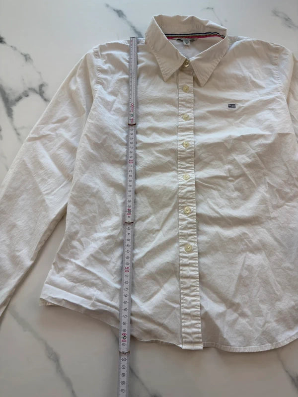 Polo Jeans Company Ralph Lauren Kinder Hemd Weiß Gr. 158 12–13 Jahre Baumwolle