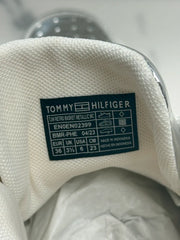 Tommy Jeans TJW Retro Basket Metallic MC Damen High Top Sneaker Silber Gr. 36