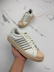Adidas Grand Court Platform Damen Sneaker Weiß Beige Gr. 40 2/3