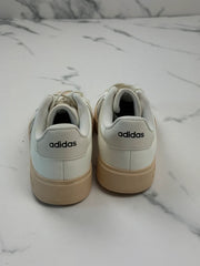 Adidas Grand Court Platform Damen Sneaker Weiß Beige Gr. 40 2/3