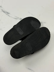 Badura Damen Pantoletten Schwarz Gesteppt Gr. 37