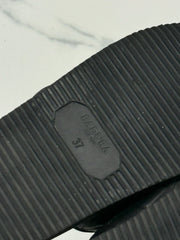 Badura Damen Pantoletten Schwarz Gesteppt Gr. 37