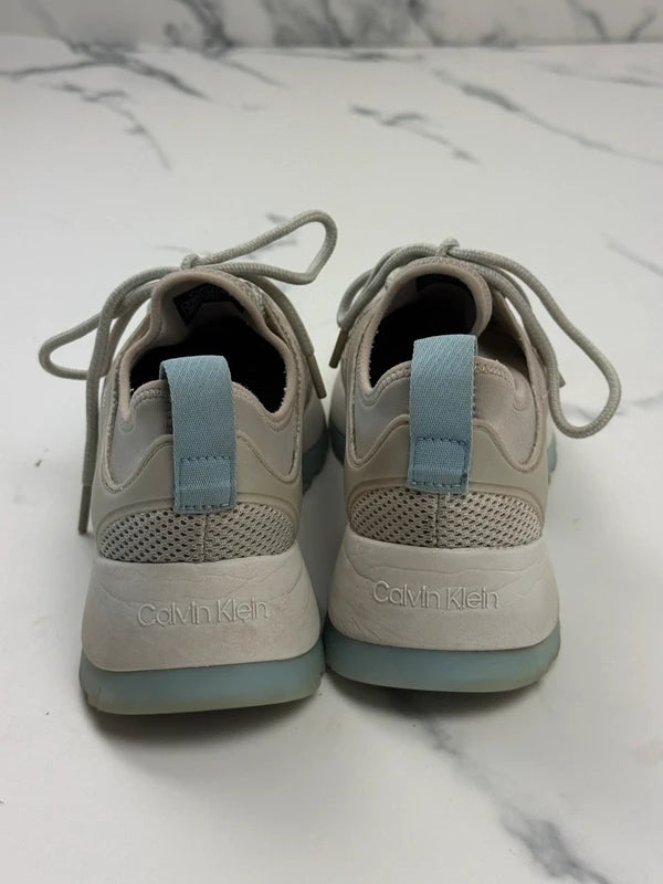 Calvin Klein Runner Lace Up Pearl Mix Damen Sneaker Beige Gr. 40