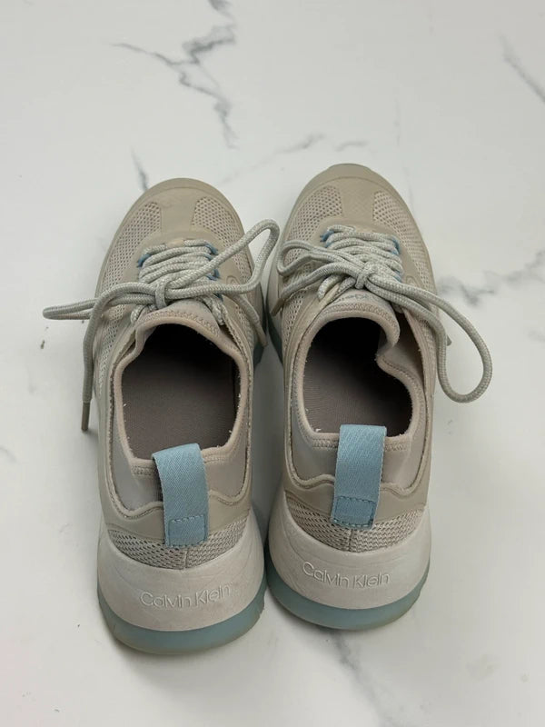 Calvin Klein Runner Lace Up Pearl Mix Damen Sneaker Beige Gr. 40