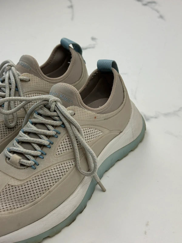 Calvin Klein Runner Lace Up Pearl Mix Damen Sneaker Beige Gr. 40