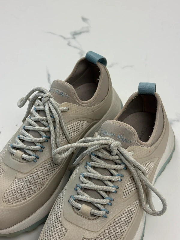 Calvin Klein Runner Lace Up Pearl Mix Damen Sneaker Beige Gr. 40