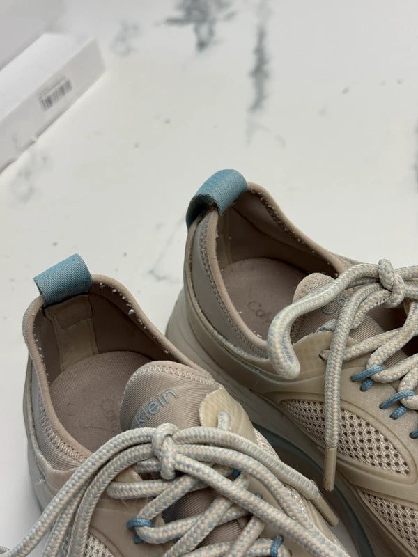Calvin Klein Runner Lace Up Pearl Mix Damen Sneaker Beige Gr. 40