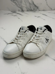 Calvin Klein Jeans Classic Cupsole Herren Sneaker Weiß Schwarz Gr. 43