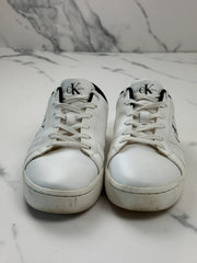 Calvin Klein Jeans Classic Cupsole Herren Sneaker Weiß Schwarz Gr. 43