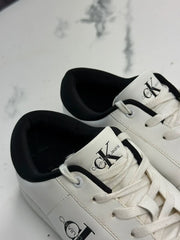 Calvin Klein Jeans Classic Cupsole Herren Sneaker Weiß Schwarz Gr. 43