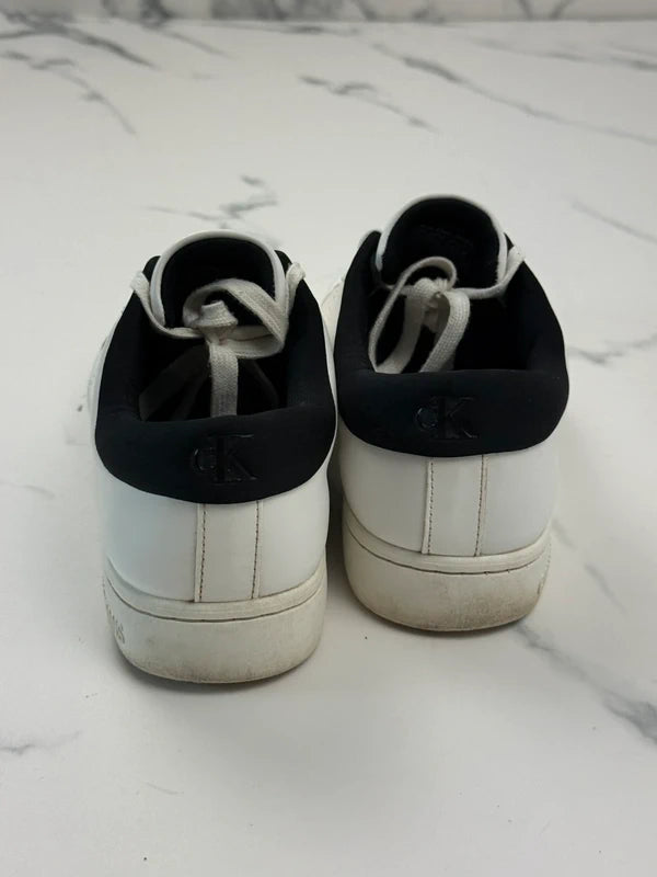 Calvin Klein Jeans Classic Cupsole Herren Sneaker Weiß Schwarz Gr. 43