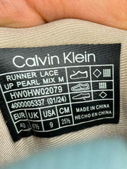 Calvin Klein Runner Lace Up Pearl Mix Damen Sneaker Beige Gr. 40