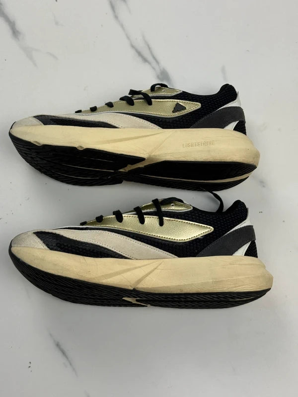 Adidas Lightstrike Damen Sneaker Schwarz Gold Beige Gr. 41 1/3