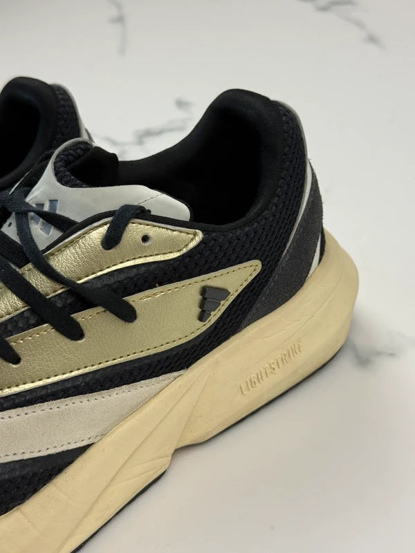 Adidas Lightstrike Damen Sneaker Schwarz Gold Beige Gr. 41 1/3
