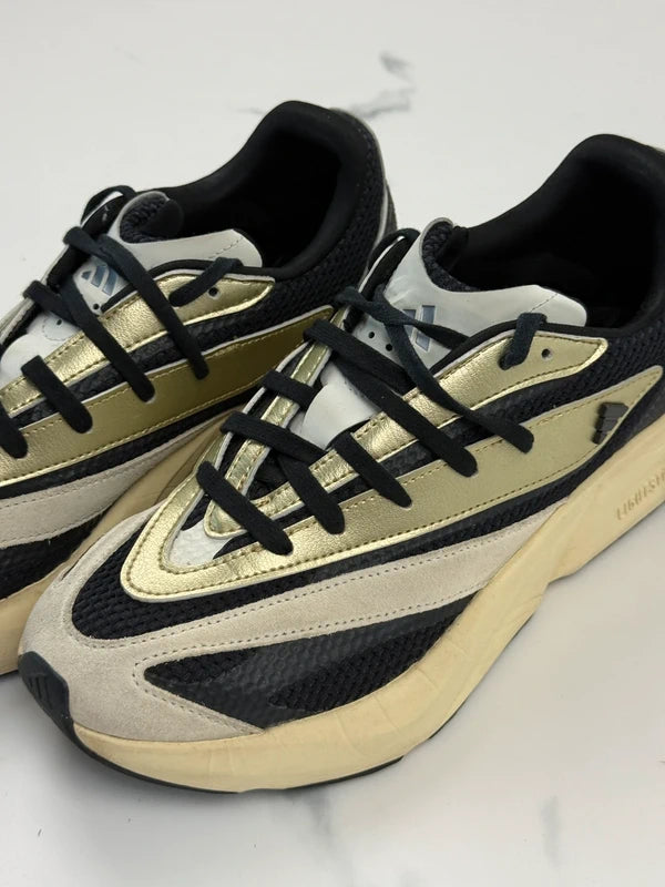Adidas Lightstrike Damen Sneaker Schwarz Gold Beige Gr. 41 1/3