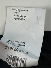 Carl Gross Herren Anzughose Schwarz Schurwolle Gr. 48L