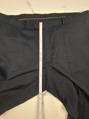 Carl Gross Herren Anzughose Schwarz Schurwolle Gr. 48L