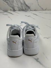 Puma Carina Street Damen Plateau Sneaker Weiß Gold Gr. 38,5
