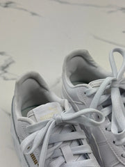 Puma Carina Street Damen Plateau Sneaker Weiß Gold Gr. 38,5
