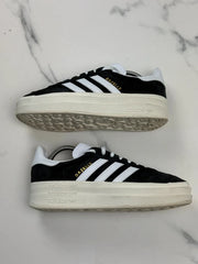 Adidas Gazelle Bold Damen Plateau Sneaker Schwarz Weiß Gr. 40 2/3