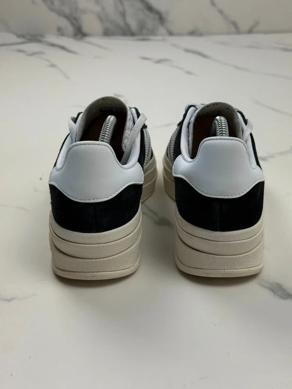 Adidas Gazelle Bold Damen Plateau Sneaker Schwarz Weiß Gr. 40 2/3