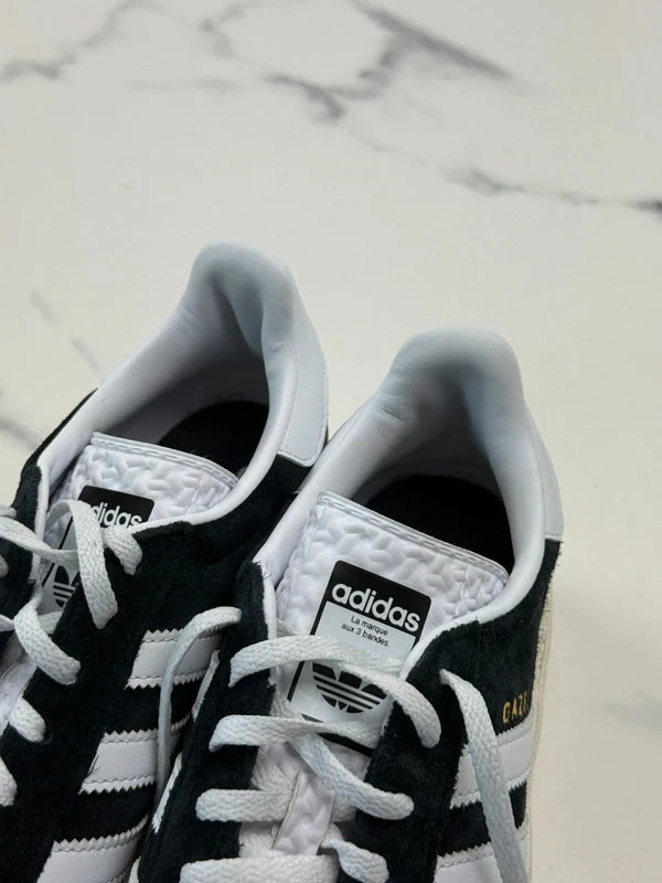Adidas Gazelle Bold Damen Plateau Sneaker Schwarz Weiß Gr. 40 2/3