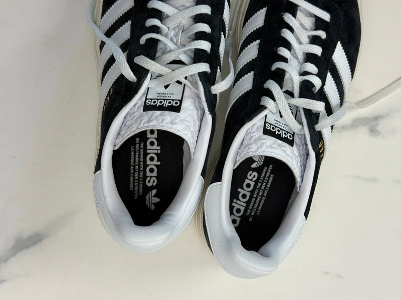 Adidas Gazelle Bold Damen Plateau Sneaker Schwarz Weiß Gr. 40 2/3