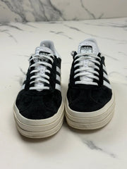 Adidas Gazelle Bold Damen Plateau Sneaker Schwarz Weiß Gr. 40 2/3
