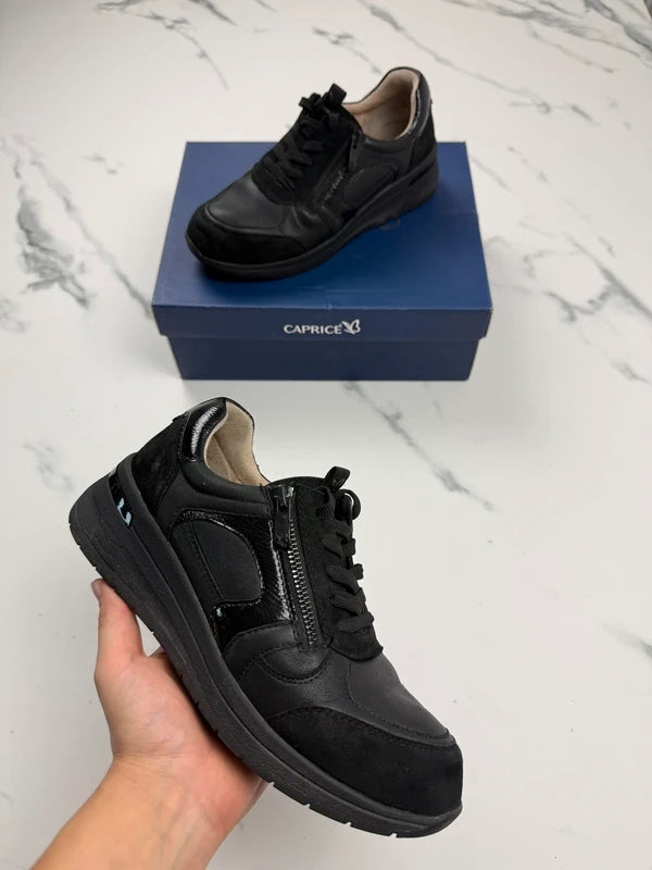 Caprice Damen Sneaker Schwarz Gr. 39