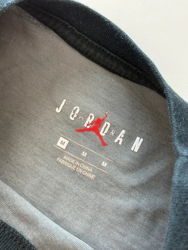 Nike Jordan x Paris Saint-Germain Herren T-Shirt Schwarz Grau Gr. M 100% Baumwolle