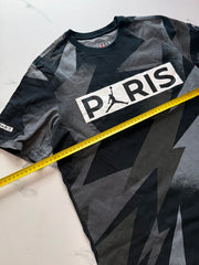 Nike Jordan x Paris Saint-Germain Herren T-Shirt Schwarz Grau Gr. M 100% Baumwolle