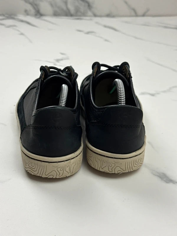 Clarks Herren Leder Sneaker Schwarz Gr. 42,5