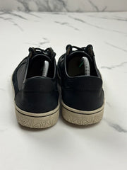 Clarks Herren Leder Sneaker Schwarz Gr. 42,5