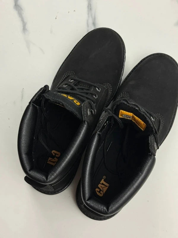 Caterpillar Colorado 2.0 Herren Leder Boots Schwarz Gr. 46