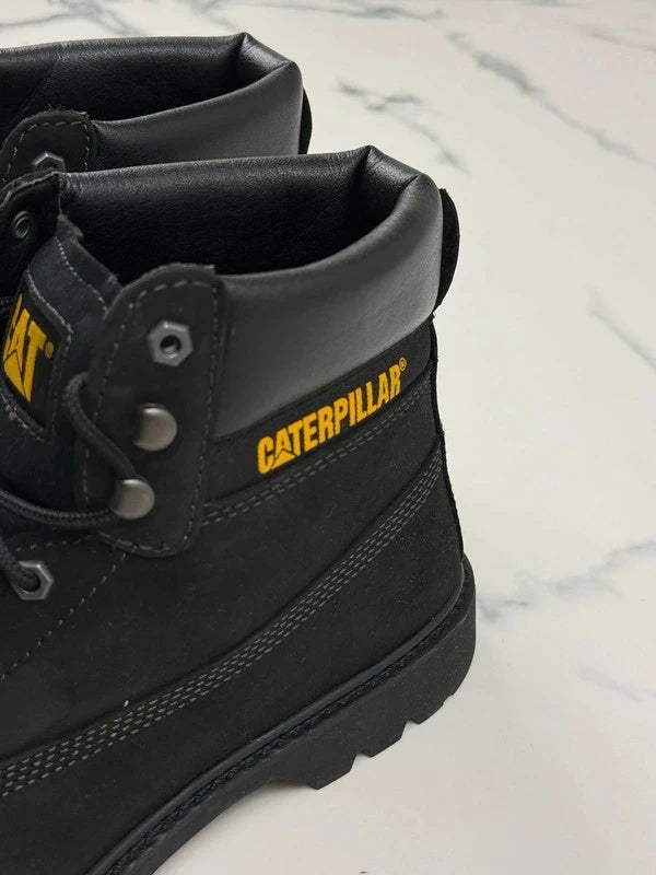 Caterpillar Colorado 2.0 Herren Leder Boots Schwarz Gr. 46