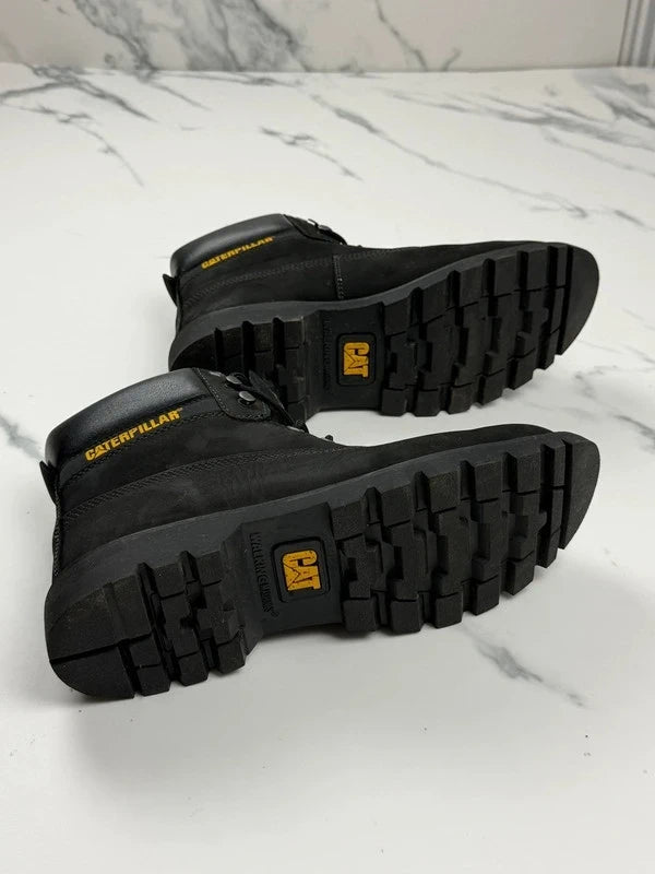 Caterpillar Colorado 2.0 Herren Leder Boots Schwarz Gr. 46