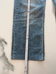 Tommy Hilfiger Herren Jeans Hellblau W36 Straight Leg 5-Pocket