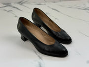 Franco Fortini Damen Leder Pumps Schwarz Gr. 40
