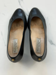 Franco Fortini Damen Leder Pumps Schwarz Gr. 40