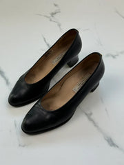 Franco Fortini Damen Leder Pumps Schwarz Gr. 40