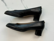 Franco Fortini Damen Leder Pumps Schwarz Gr. 40