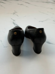 Franco Fortini Damen Leder Pumps Schwarz Gr. 40
