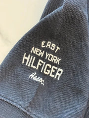 Tommy Hilfiger Herren Poloshirt Navy Gr. M Slim Fit 100% Baumwolle
