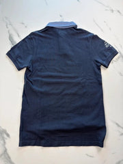 Tommy Hilfiger Herren Poloshirt Navy Gr. M Slim Fit 100% Baumwolle
