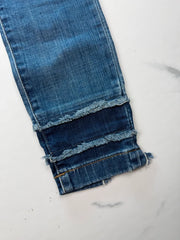 True Religion Jennie Damen Skinny Jeans Blau W27 Distressed Stretch